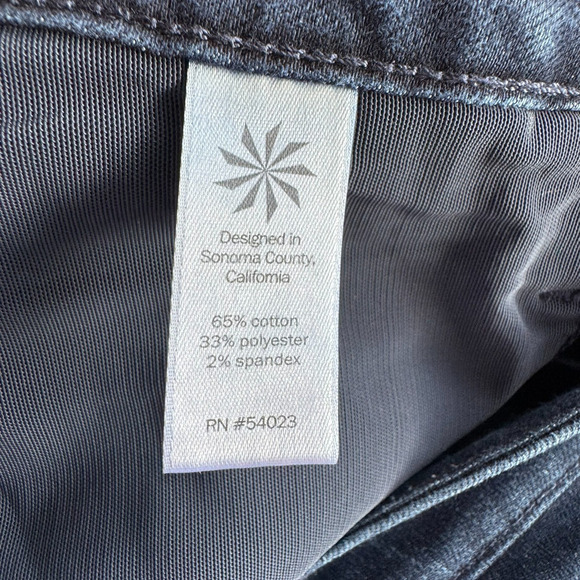 Athleta Sculptek Skinny Jeans Size 8 Blue Overdye Wash - Picture 7 of 9